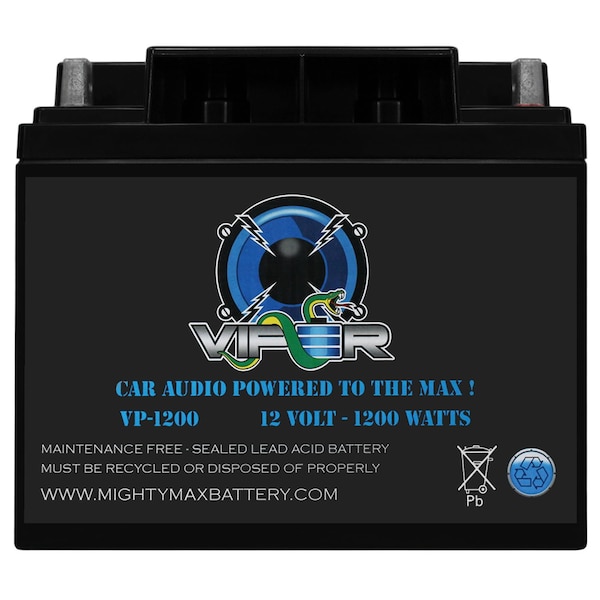 Mighty Max Battery Viper VP-1200 1200 Watt Car Audio Battery for SSL EV2.1200 EVOLUTION MAX3513333 - main